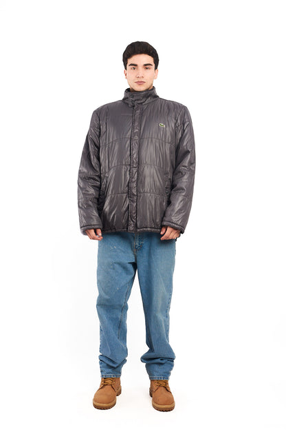 1990 Lacoste Graphite Puffer Jacket (L/XL)