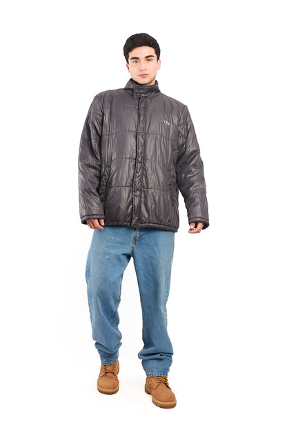 1990 Lacoste Graphite Puffer Jacket (L/XL)