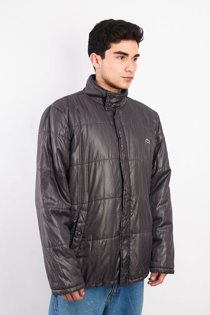 1990 Lacoste Graphite Puffer Jacket (L/XL)