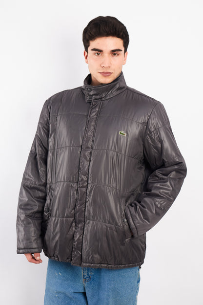 1990 Lacoste Graphite Puffer Jacket (L/XL)
