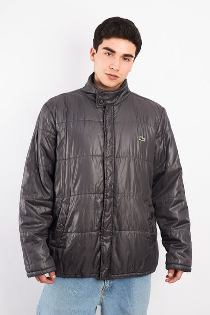 1990 Lacoste Graphite Puffer Jacket (L/XL)