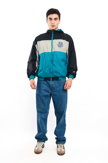 1990 Vintage Logo 7 NBA Charlotte Hornets Jacket (S/M)