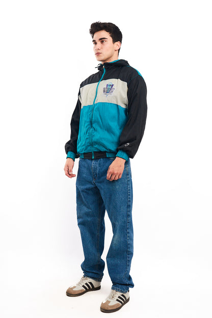 1990 Vintage Logo 7 NBA Charlotte Hornets Jacket (S/M)