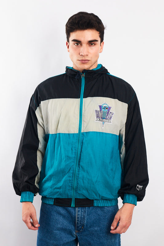 1990 Vintage Logo 7 NBA Charlotte Hornets Jacket (S/M)