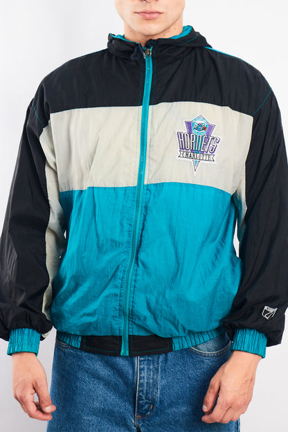 1990 Vintage Logo 7 NBA Charlotte Hornets Jacket (S/M)
