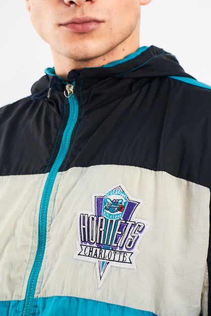 1990 Vintage Logo 7 NBA Charlotte Hornets Jacket (S/M)