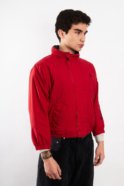 1990 Vintage Nautica Colorblock Spellout Jacket (S)