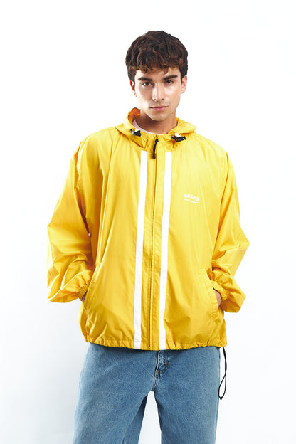 1990 Chaps Ralph Lauren Yellow Windbreaker ( L/XL)