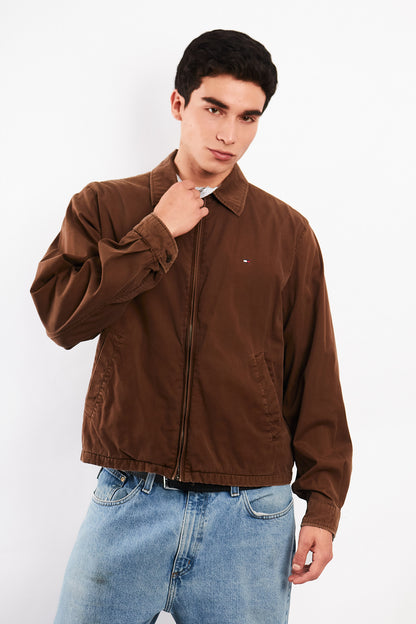 2000 Vintage Tommy Hilfiger Toffee Harrington (M)
