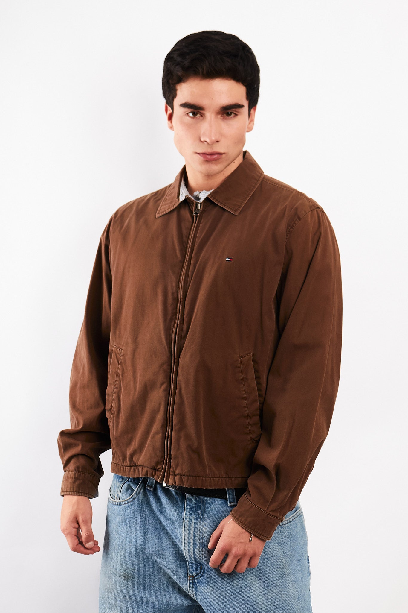 2000 Vintage Tommy Hilfiger Toffee Harrington (M)