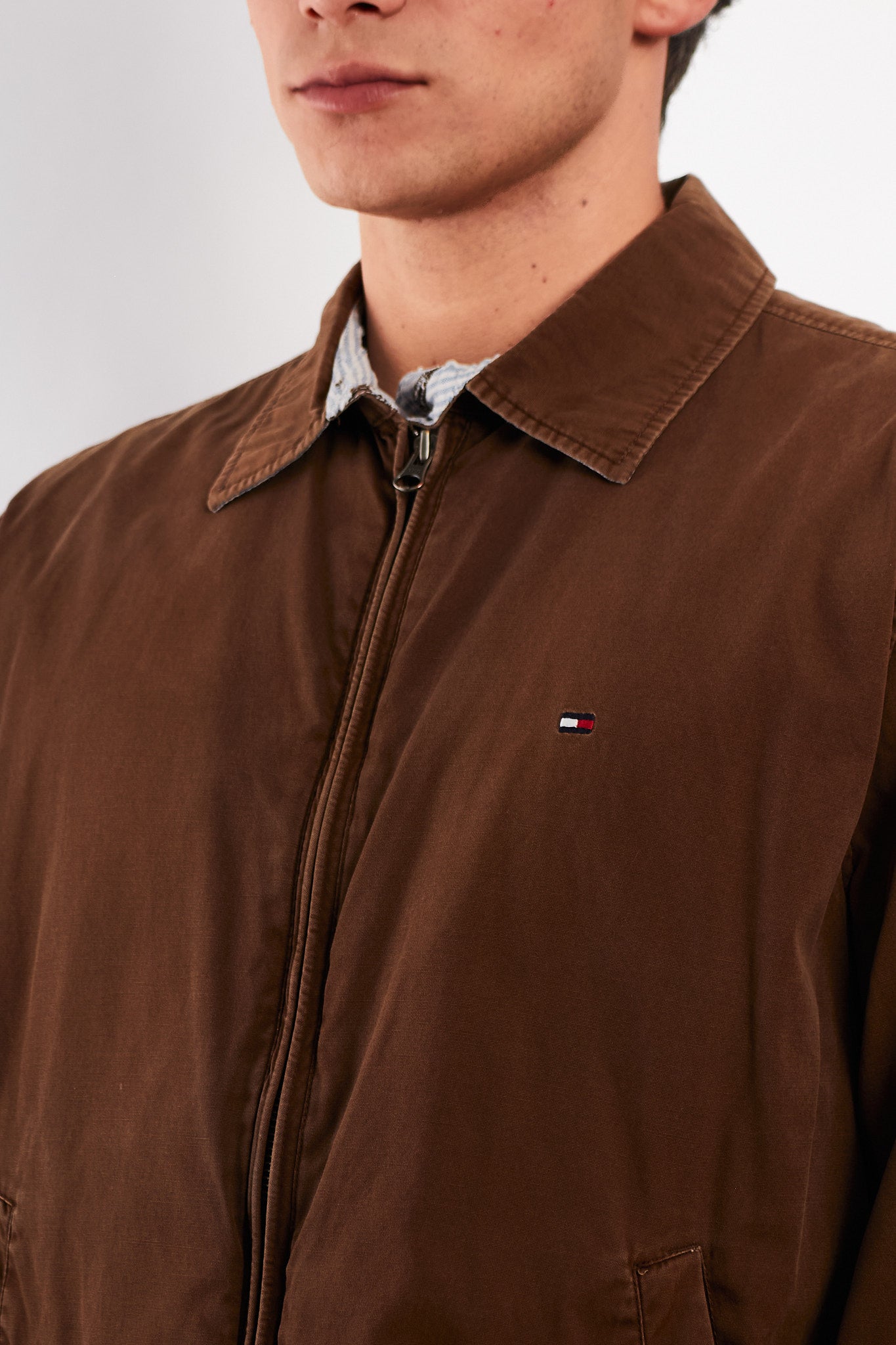 2000 Vintage Tommy Hilfiger Toffee Harrington (M)