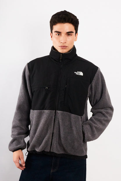 2000 Vintage North Face Retro Gray Denali Jacket (M)
