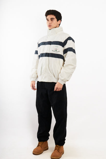 1990 Vintage Nautica J-Class Striped Jacket (L)