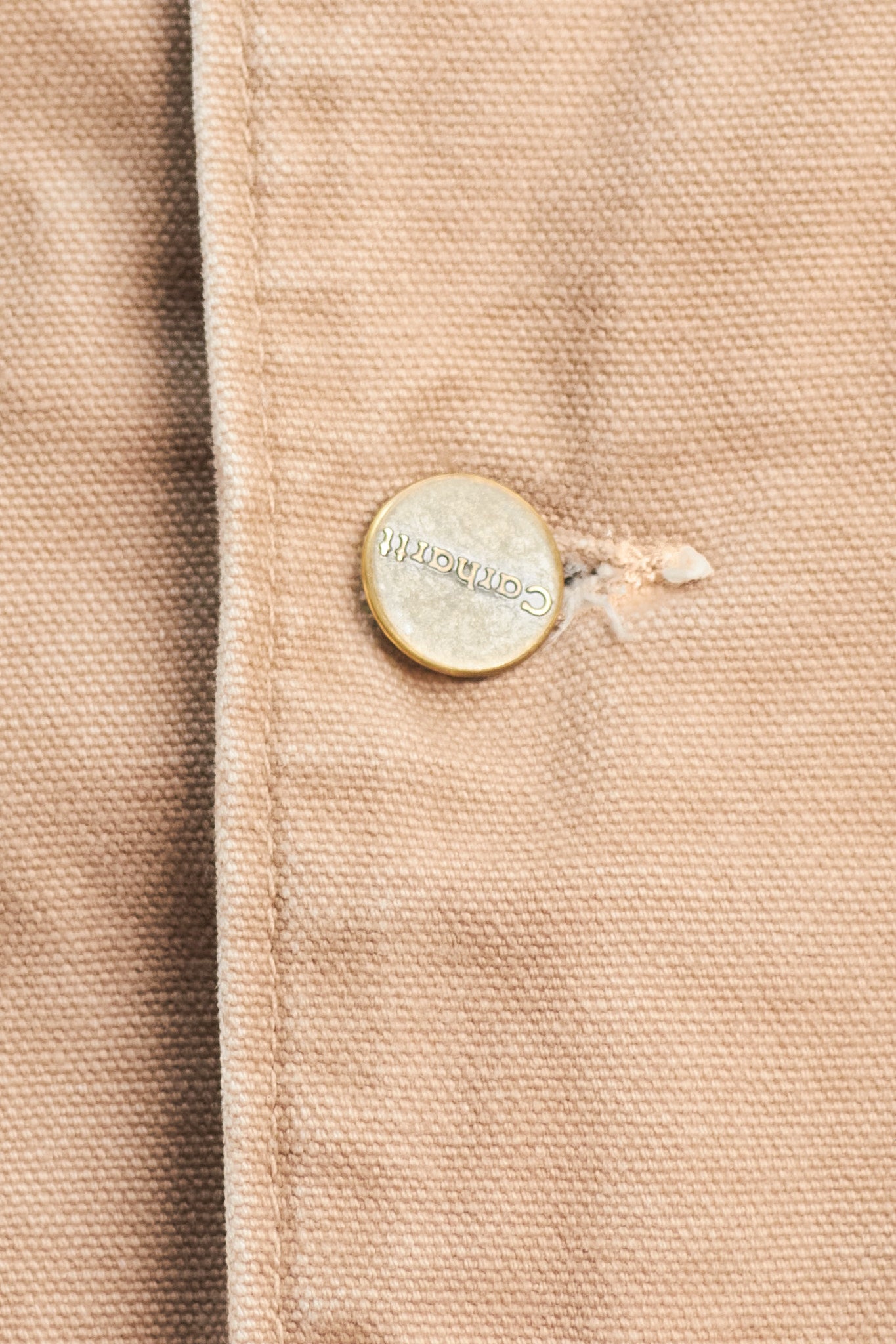 Vintage Carhartt Wheat Michigan Chore Coat (L)