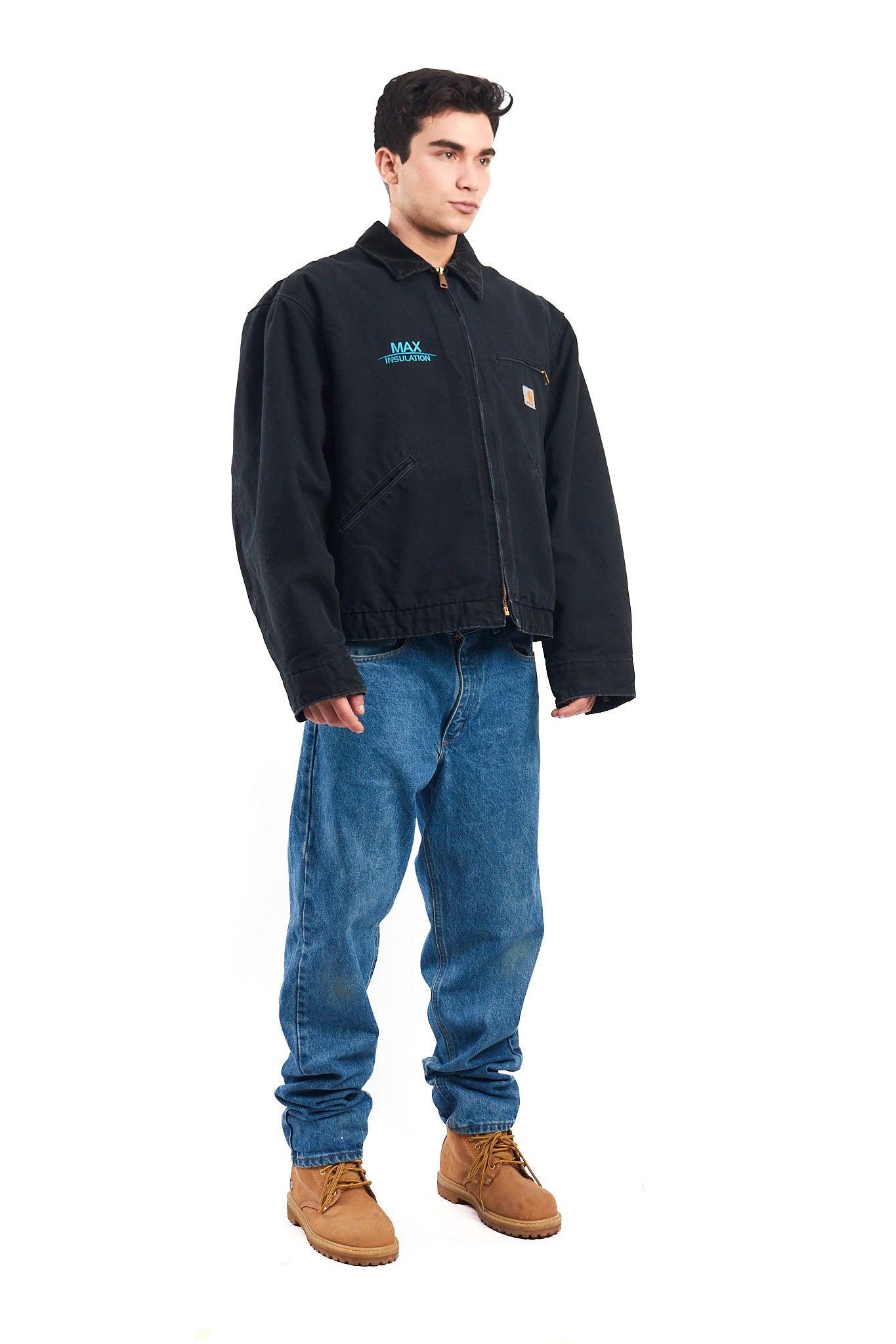 Vintage Carhartt Black Detroit Jacket (XL)