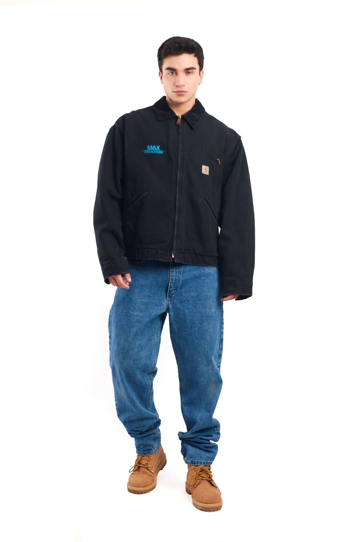 Vintage Carhartt Black Detroit Jacket (XL)