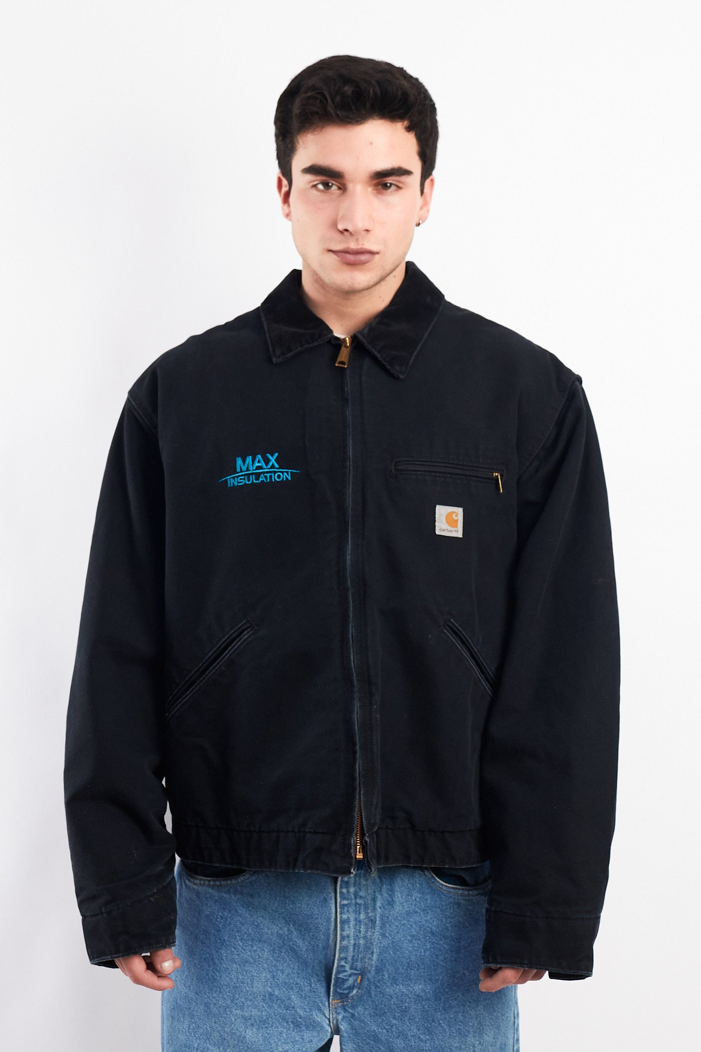 Vintage Carhartt Black Detroit Jacket (XL)