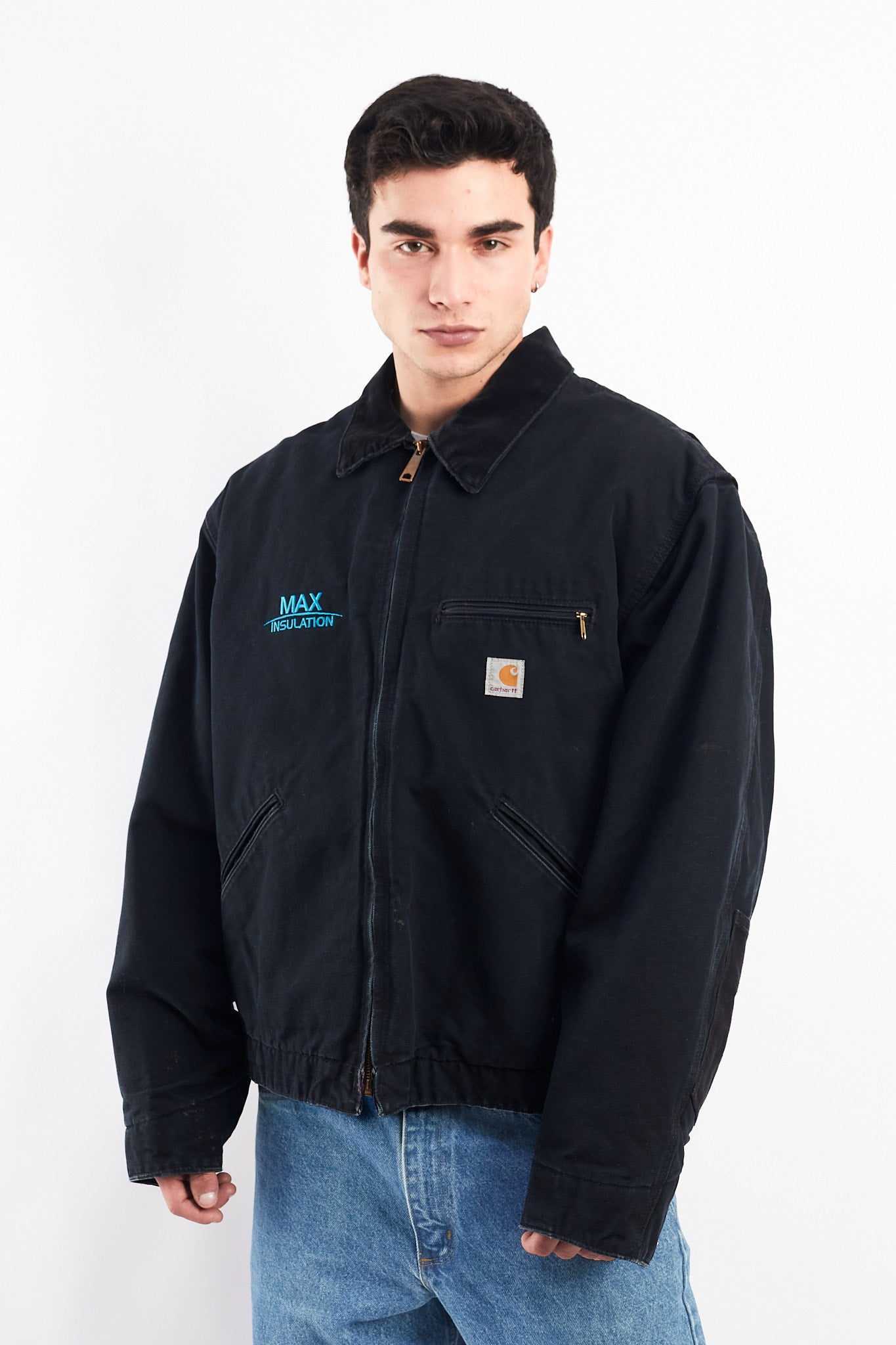 Vintage Carhartt Black Detroit Jacket (XL)