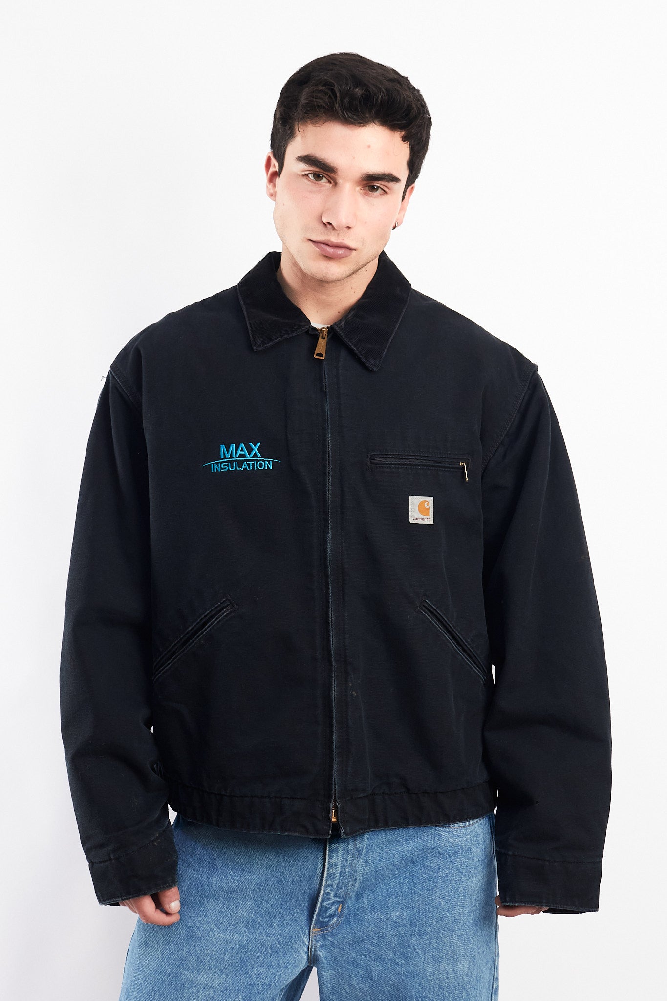 Vintage Carhartt Black Detroit Jacket (XL)