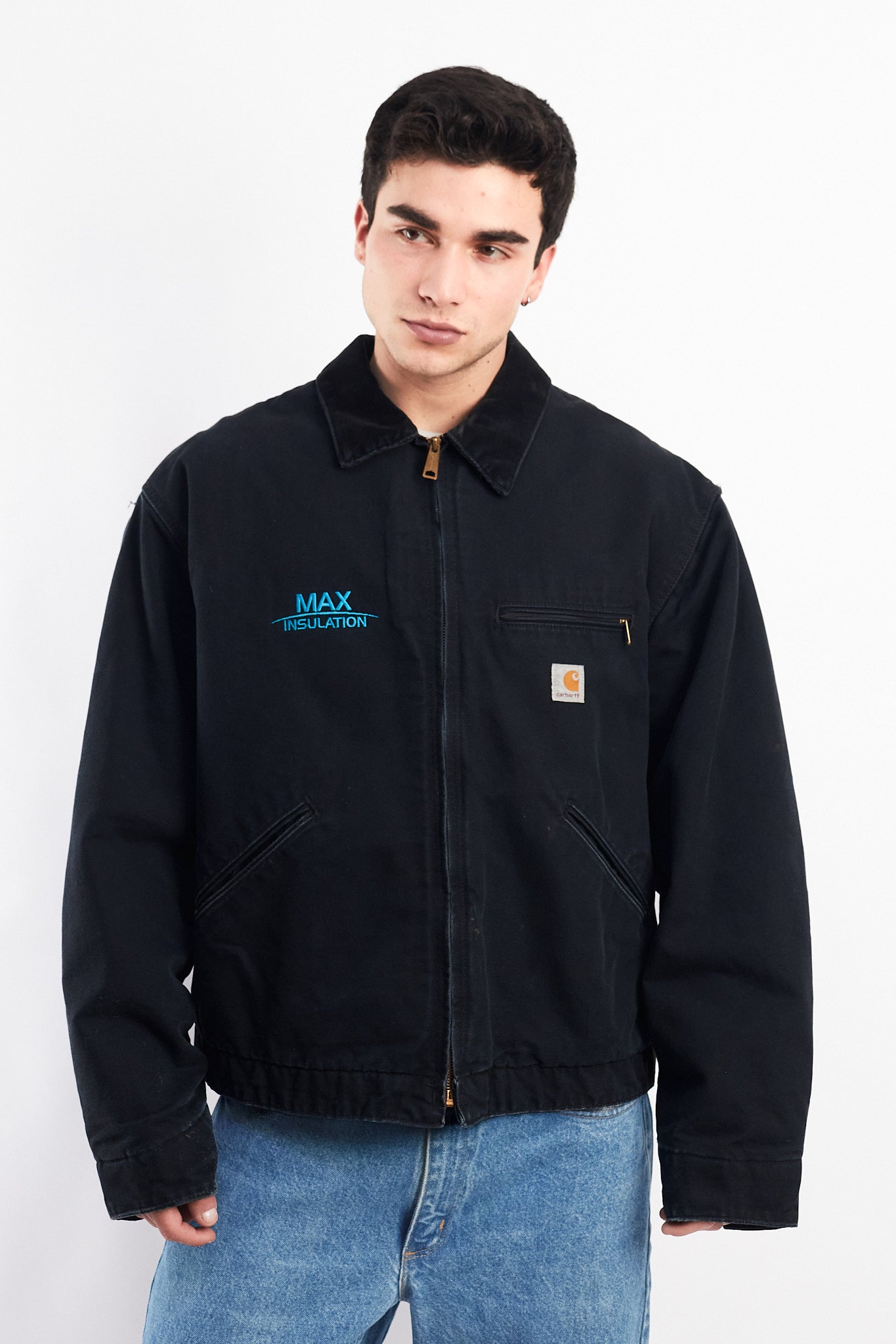 Vintage Carhartt Black Detroit Jacket (XL)