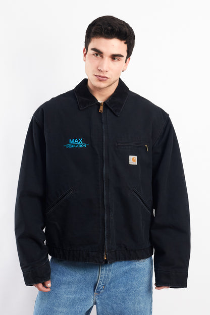 Vintage Carhartt Black Detroit Jacket (XL)