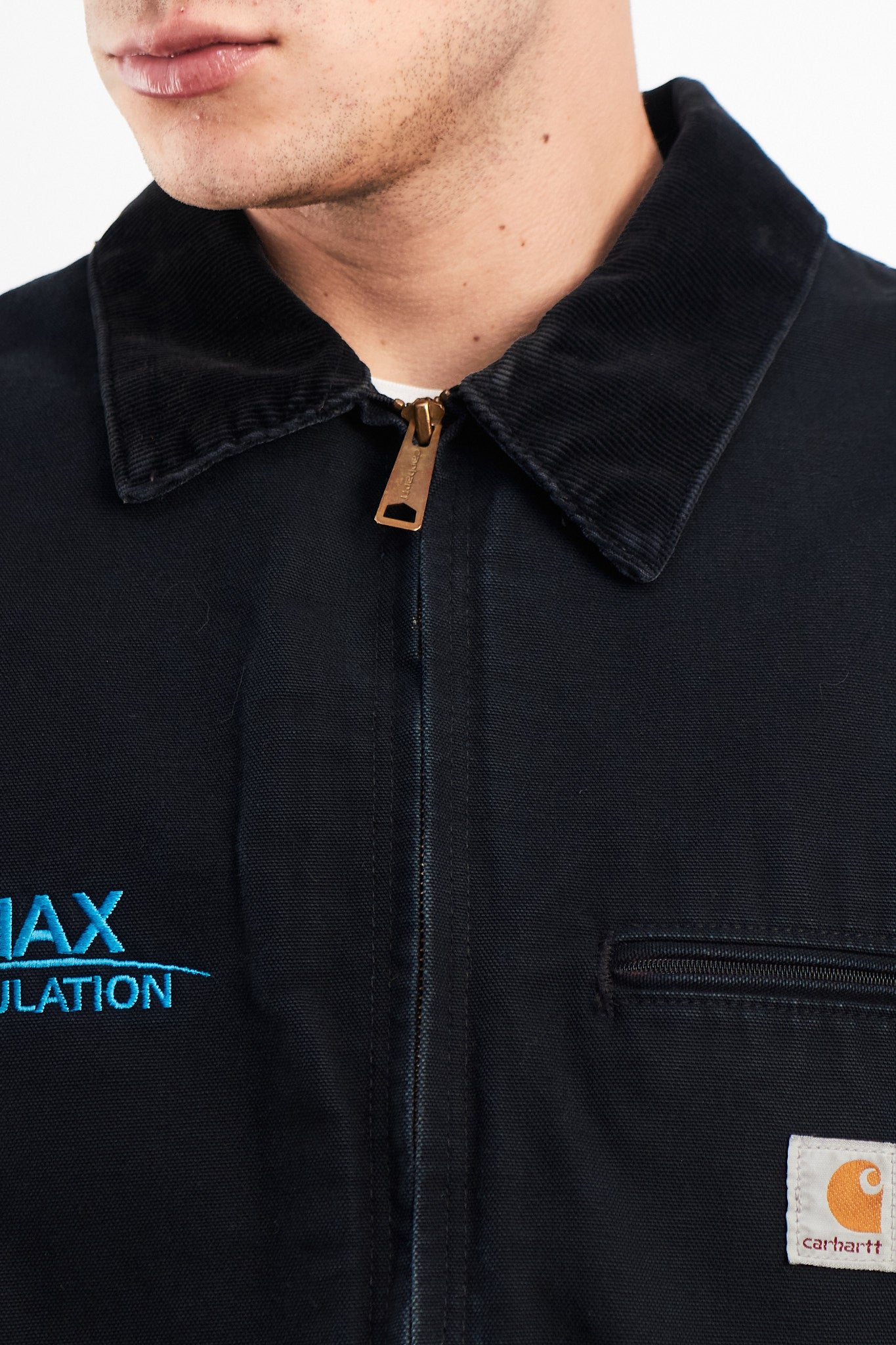 Vintage Carhartt Black Detroit Jacket (XL)