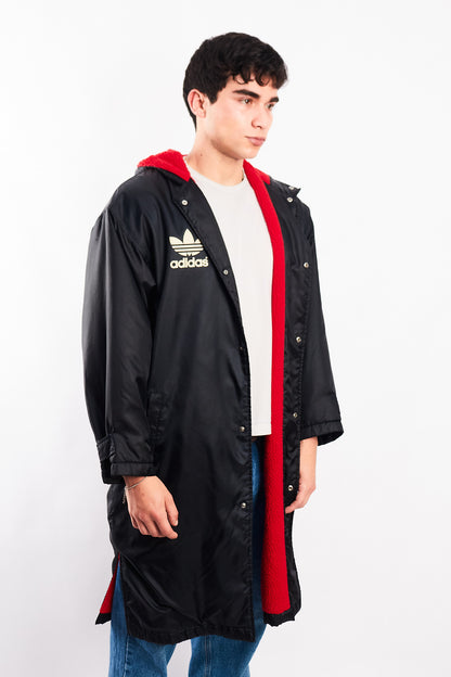 1990 Vintage Adidas x Descente Big Logo Hooded Long Jacket (M/L)