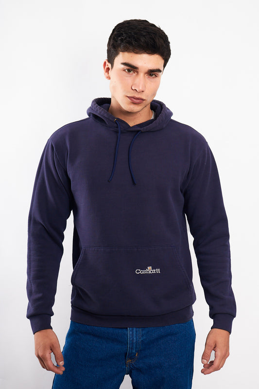 2000 Carhartt Navy Hoodie(M)