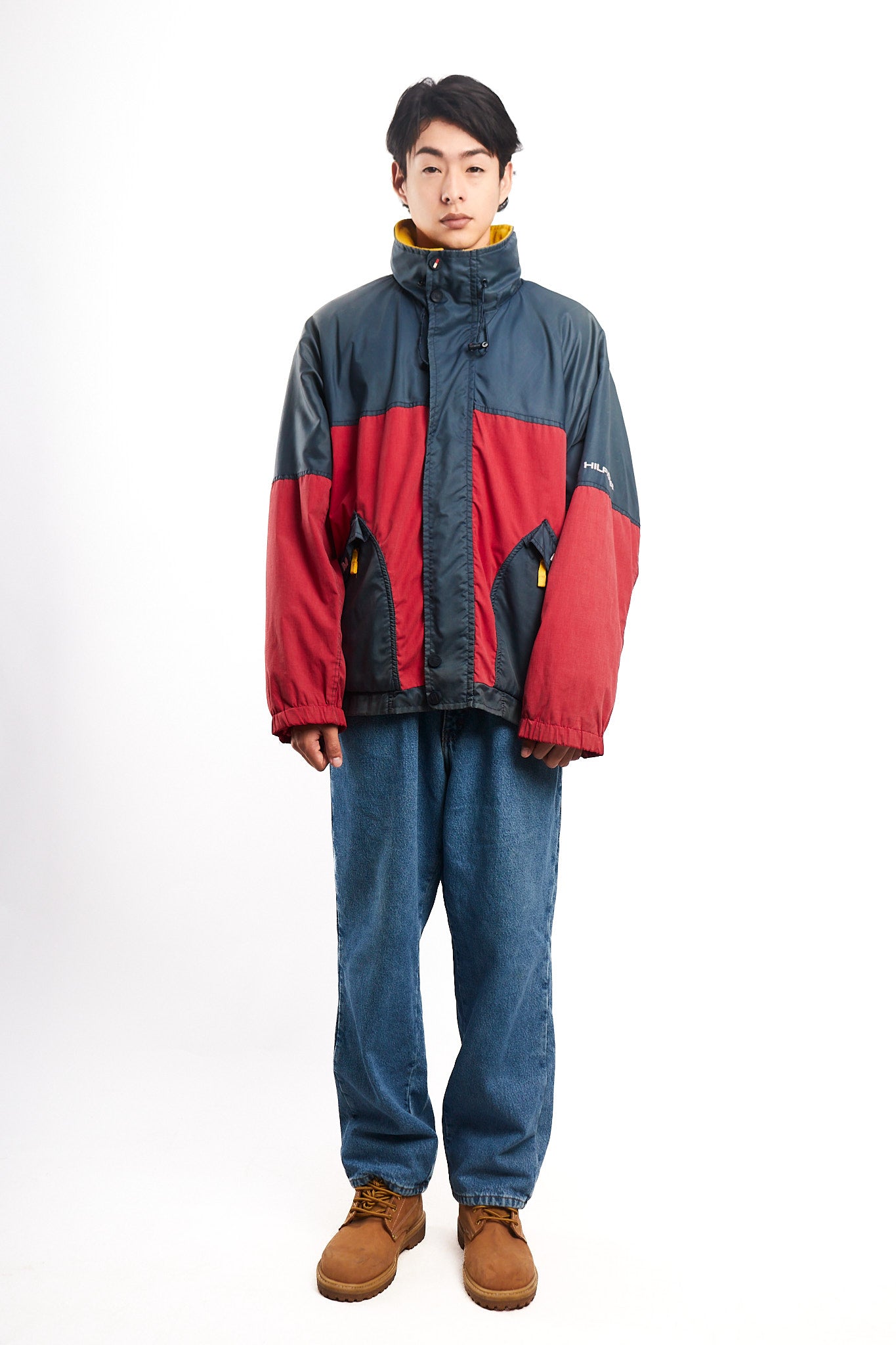 1990 Vintage Tommy Hilfiger Colorblock Padded Jacket (L)