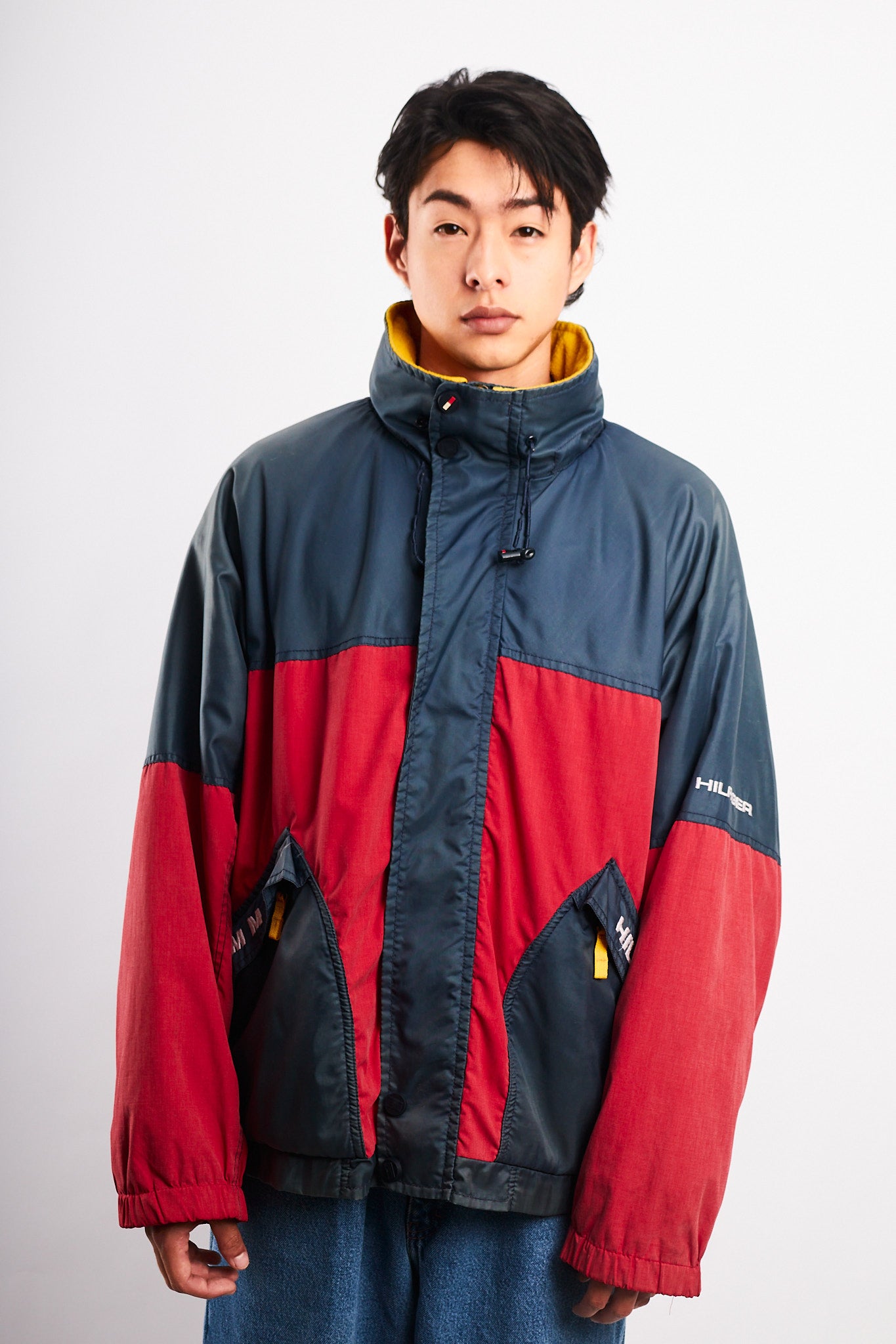 1990 Vintage Tommy Hilfiger Colorblock Padded Jacket (L)