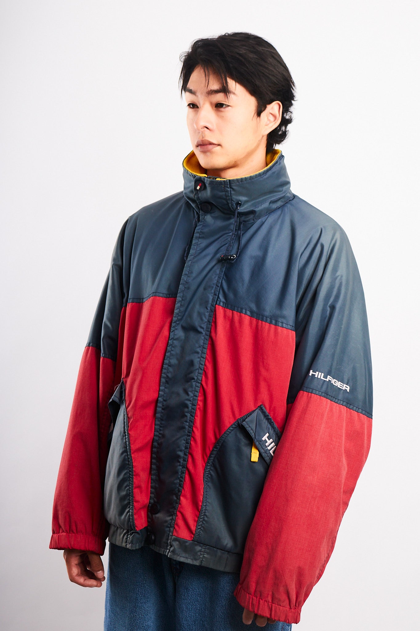 1990 Vintage Tommy Hilfiger Colorblock Padded Jacket (L)