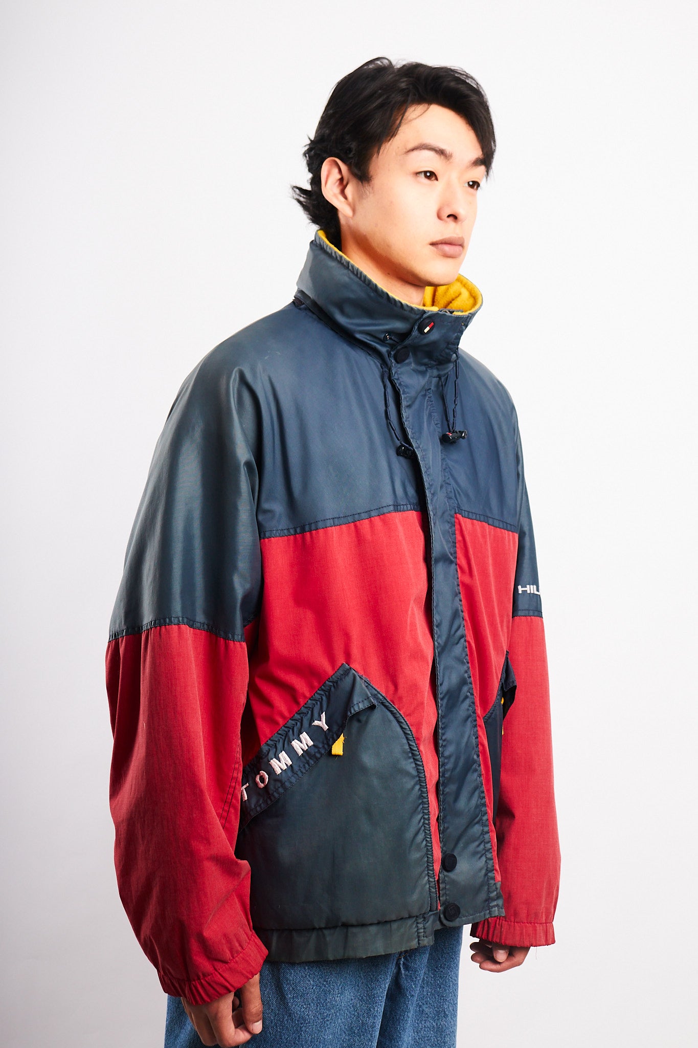 1990 Vintage Tommy Hilfiger Colorblock Padded Jacket (L)