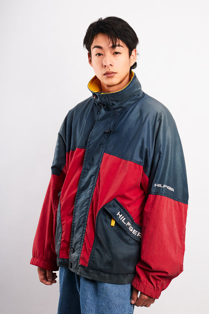 1990 Vintage Tommy Hilfiger Colorblock Padded Jacket (L)
