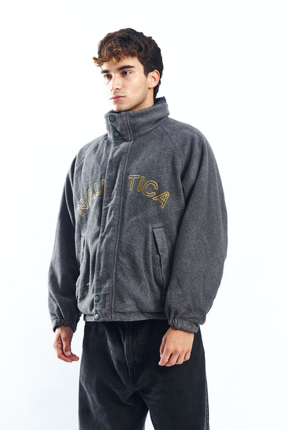 2000 Nautica Reversible Winter Jacket + Sherpa Jacket (M)