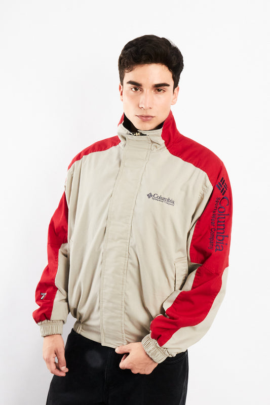 2000 Vintage Columbia Spellout Reversible Jacket (M)