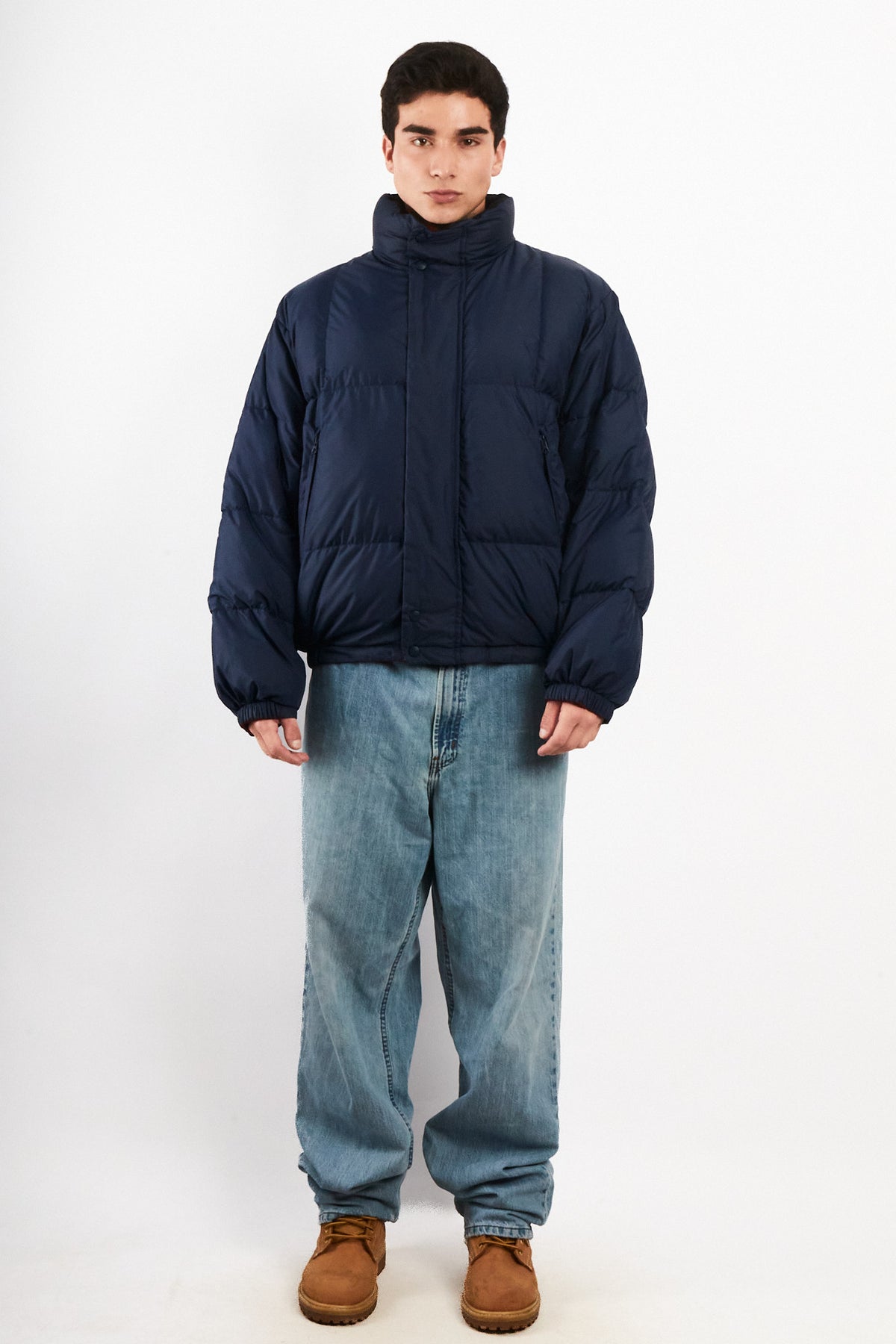 90s Vintage Nautica Competition Reversible Down Puffer Jacket (M/L)