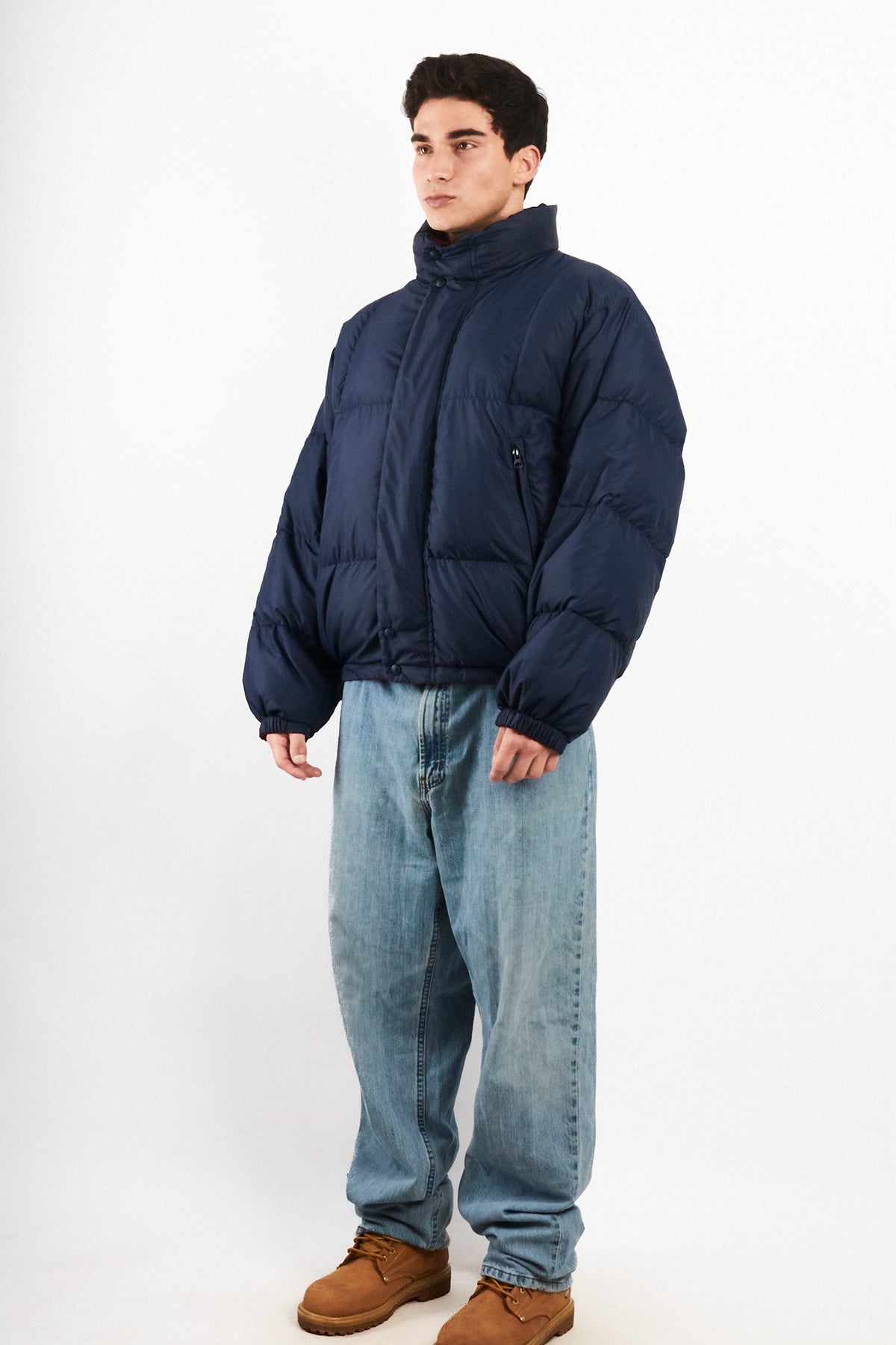 90s Vintage Nautica Competition Reversible Down Puffer Jacket (M/L)
