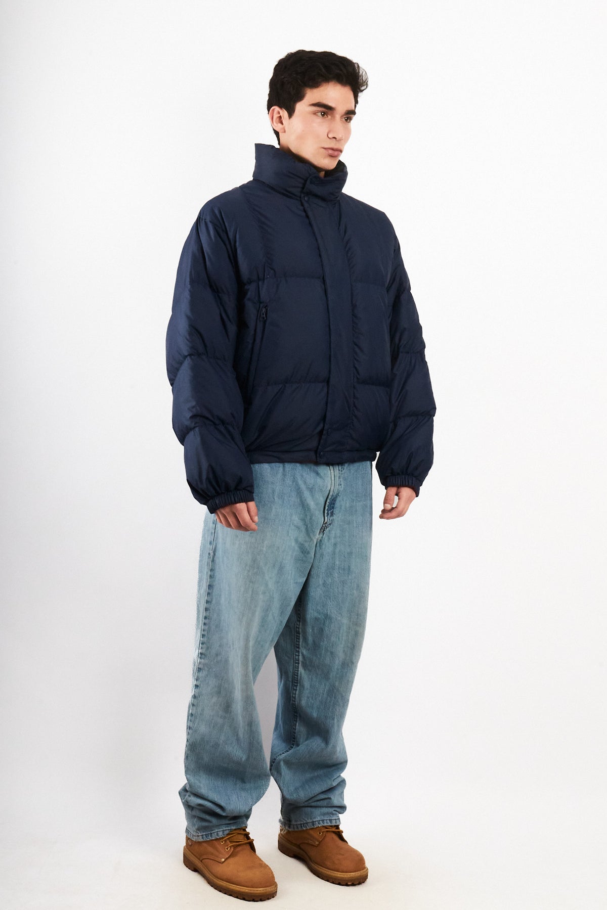 90s Vintage Nautica Competition Reversible Down Puffer Jacket (M/L)
