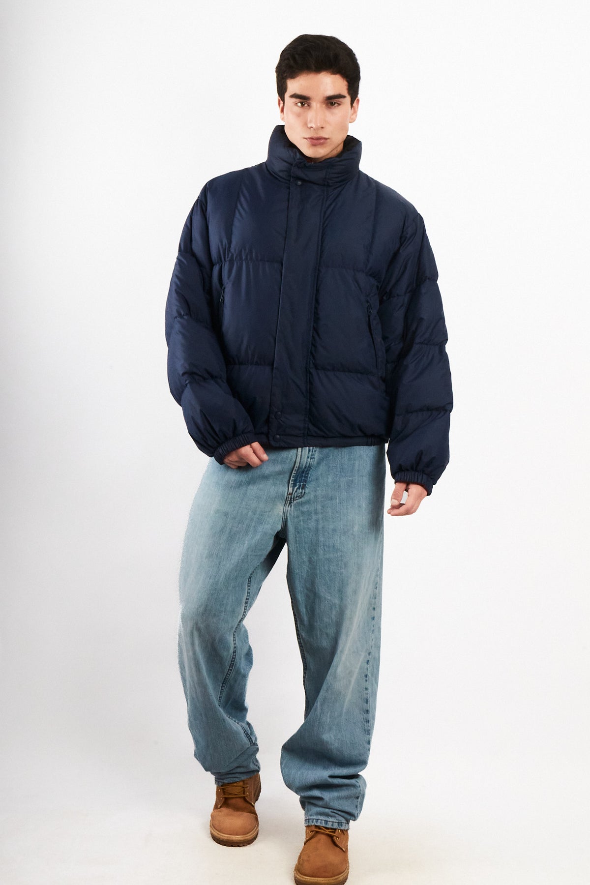 90s Vintage Nautica Competition Reversible Down Puffer Jacket (M/L)