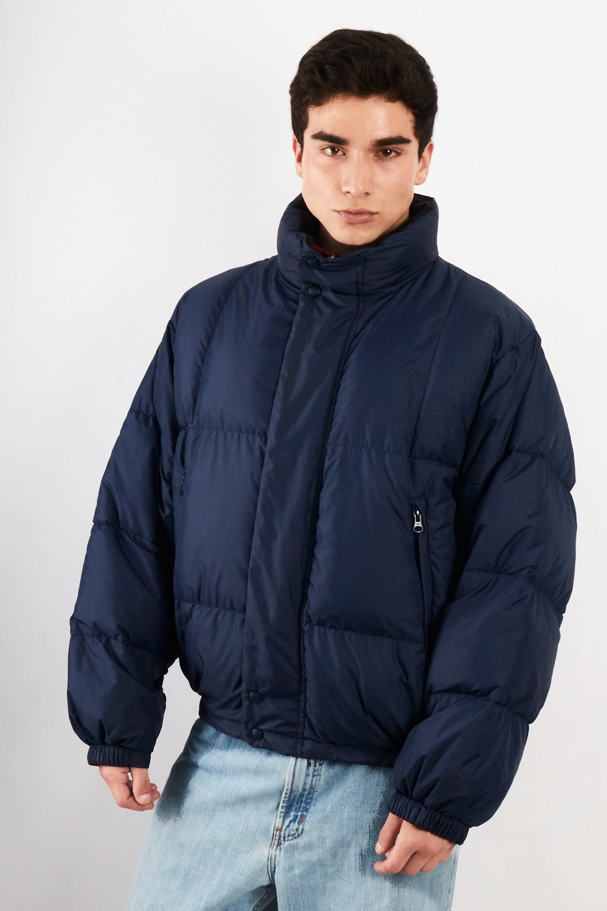 90s Vintage Nautica Competition Reversible Down Puffer Jacket (M/L)