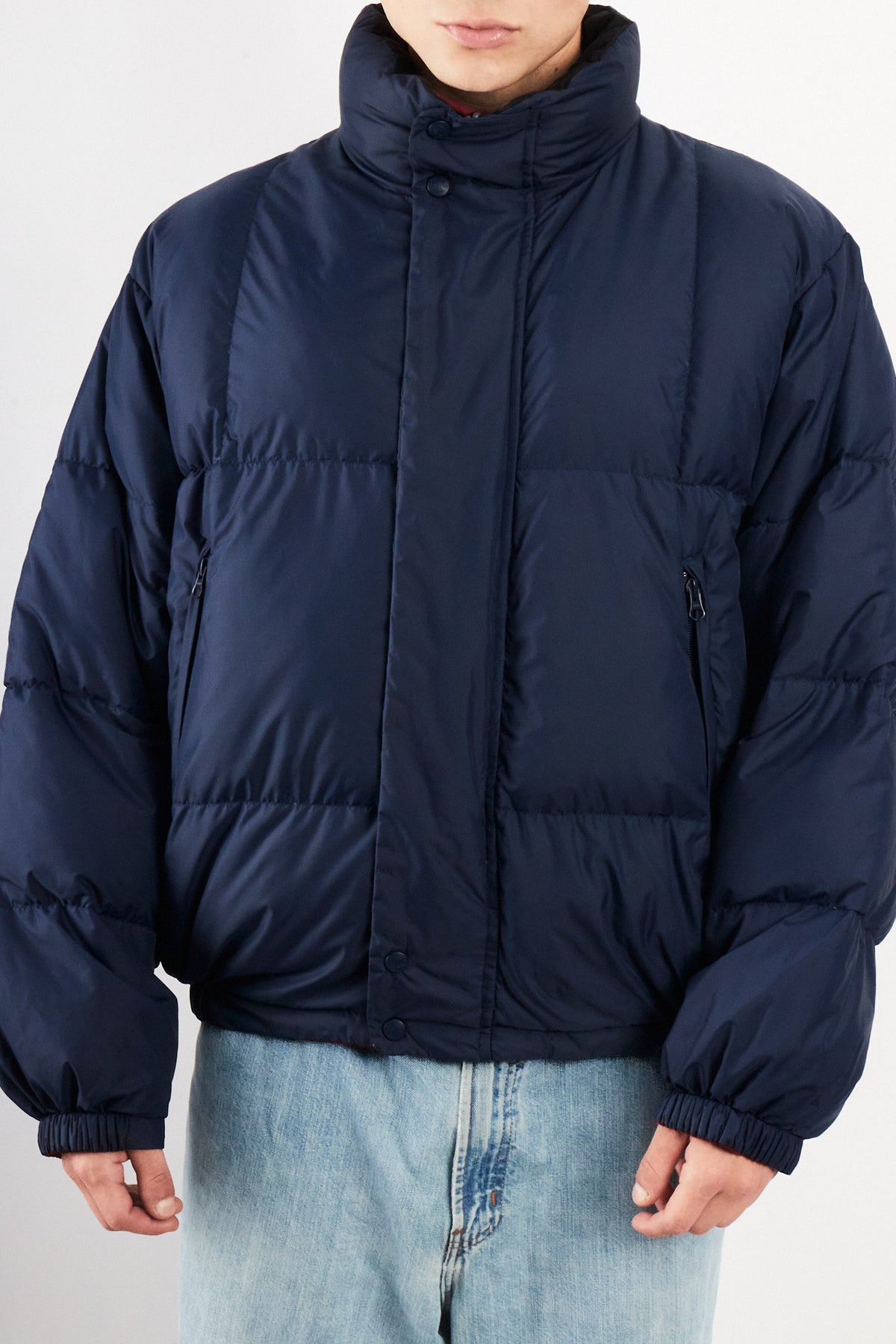 90s Vintage Nautica Competition Reversible Down Puffer Jacket (M/L)