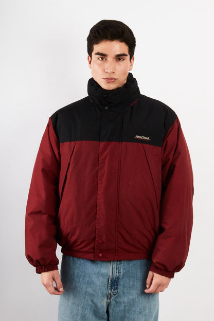 90s Vintage Nautica Competition Reversible Down Puffer Jacket (M/L)
