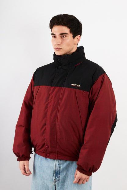 90s Vintage Nautica Competition Reversible Down Puffer Jacket (M/L)