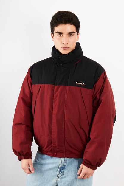 90s Vintage Nautica Competition Reversible Down Puffer Jacket (M/L)