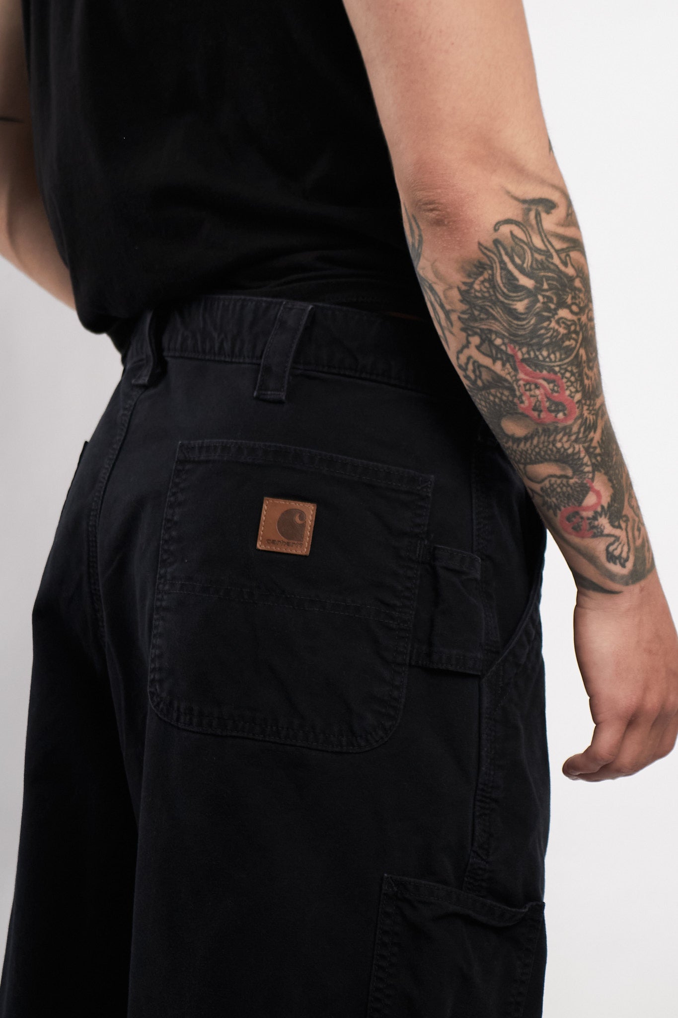 2000 Vintage Carhartt Black Cargo Pant (36/38)