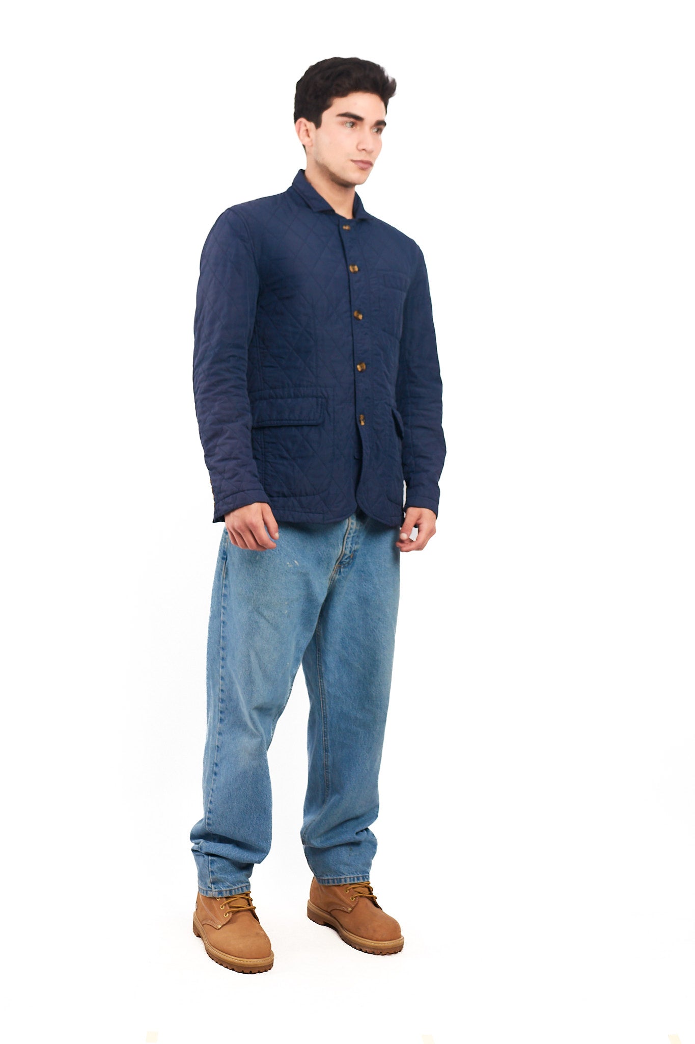 2000 La Martina Navy Puffer Coat (M/L)