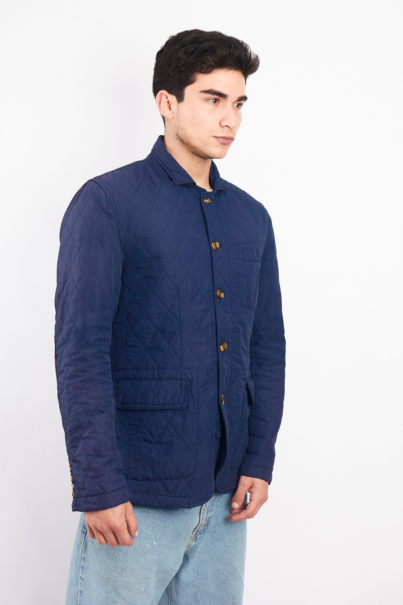 2000 La Martina Navy Puffer Coat (M/L)