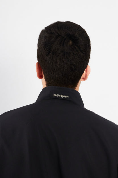 2000 Vintage Yves Saint Laurent Navy Bomber Jacket (S/M)