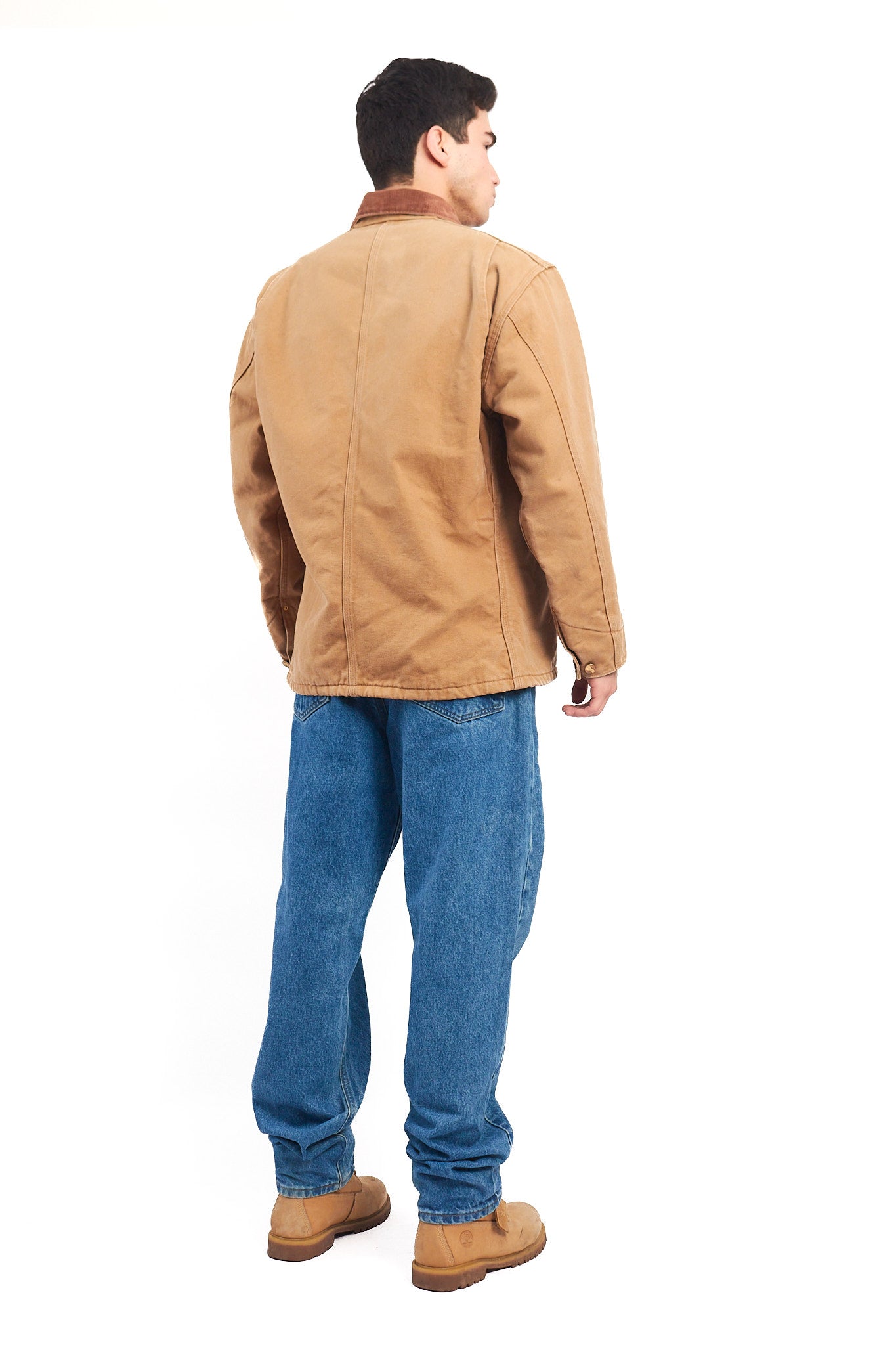 Vintage Carhartt C01 Hamilton Brown Michigan Chore Coat (M/L)