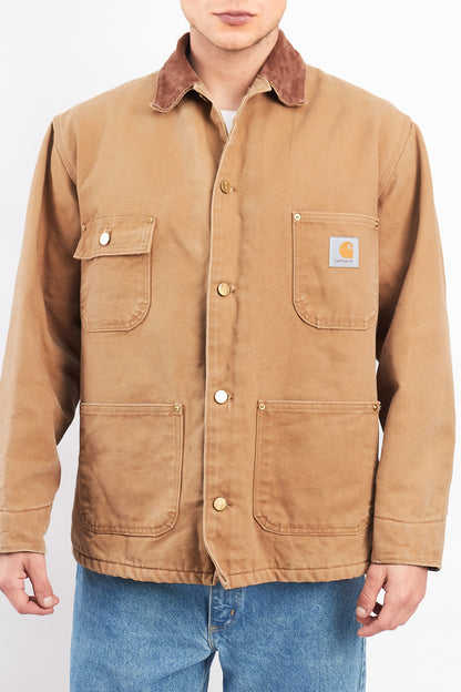 Vintage Carhartt C01 Hamilton Brown Michigan Chore Coat (M/L)